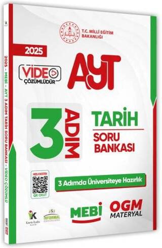 2025 AYT MEBİ-OGM 3 ADIM Tarih Soru Bankası Video Çözümlü - 1