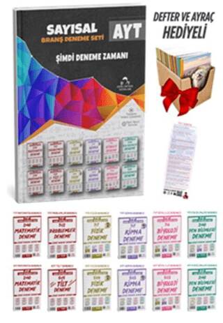 2025 AYT Sayısal 12 Fasikül 56 Deneme Sınavı Seti + Defter Hediyeli - 1