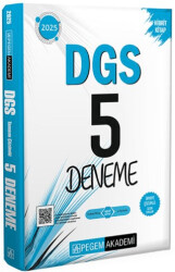 2025 DGS Tamamı Çözümlü 5 Deneme - 1