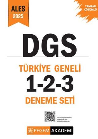 2025 DGS Tamamı Çözümlü Türkiye Geneli 1-2-3 3`lü Deneme Seti - 1