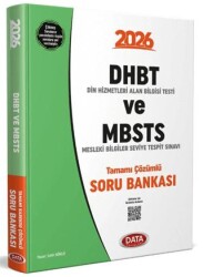 2025 DHBT ve MBSTS Tamamı Çözümlü Soru Bankası - Data Yayınları