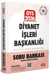 2025 Diyanet İşleri Başkanlığı Personelin Görevde Yükselme Sınavı Soru Bankası- Karekod Çözümlü - Data Yayınları