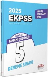 2025 EKPSS Tamamı Çözümlü 5 Deneme Sınavı - 1