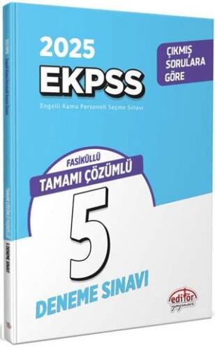 2025 EKPSS Tamamı Çözümlü 5 Deneme Sınavı - 1