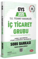2025 GYS T.C. Ticaret Bakanlığı İç Ticaret Grubu Soru Bankası - Karekod Çözümlü - Data Yayınları