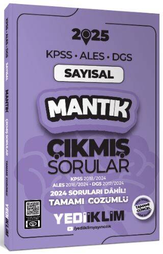 2025 KPSS ALES DGS Sayısal Mantık Çıkmış Sorular ve Çözümleri - 1