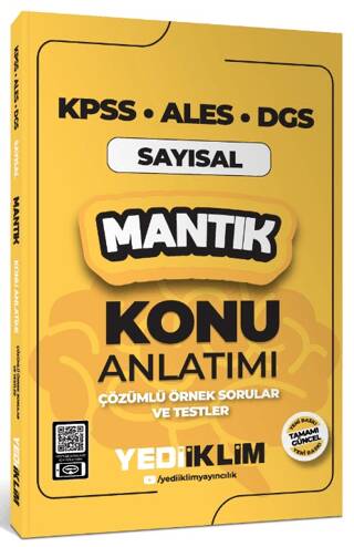 2025 KPSS ALES DGS Sayısal Mantık Konu Anlatımı - 1