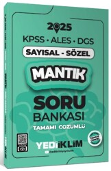 2025 KPSS ALES DGS Sayısal-Sözel Mantık Tamamı Çözümlü Soru Bankası - 1