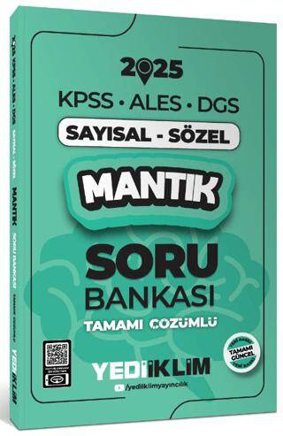 2025 KPSS ALES DGS Sayısal-Sözel Mantık Tamamı Çözümlü Soru Bankası - 1