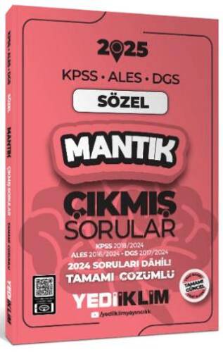 2025 KPSS ALES DGS Sözel Mantık Çıkmış Sorular ve Çözümleri - 1