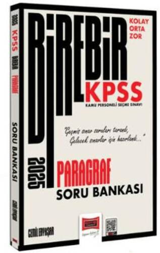 2025 KPSS Birebir Serisi Kolay-Orta-Zor Paragraf Soru Bankası - 1