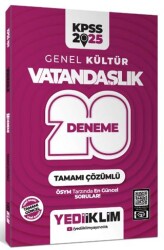 2025 KPSS Genel Kültür Vatandaşlık Tamamı Çözümlü 20 Deneme - 1