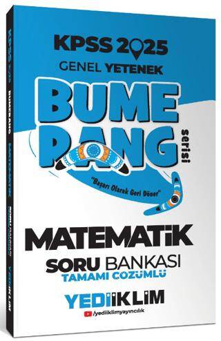 2025 KPSS Genel Yetenek Bumerang Matematik Tamamı Çözümlü Soru Bankası - 1