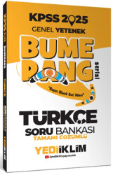 2025 KPSS Genel Yetenek Bumerang Türkçe Tamamı Çözümlü Soru Bankası - 1