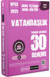 KPSS Genel Yetenek Genel Kültür Vatandaşlık Tamamı Çözümlü 30 Deneme - 1