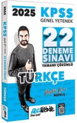 2025 KPSS Genel Yetenek Türkçe Tamamı Çözümlü 22 Deneme Sınavı - 1