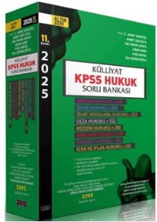 2025 KPSS Külliyat Hukuk Soru Bankası - 1
