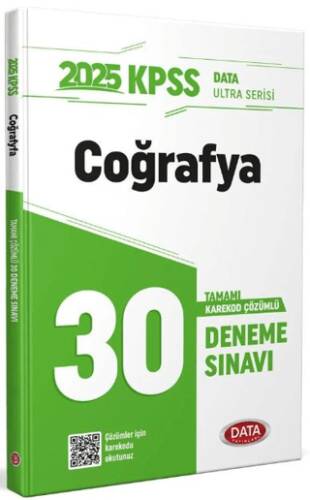 2025 KPSS Ultra Serisi Coğrafya 30 Deneme Sınavı - 1