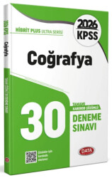 2025 KPSS Ultra Serisi Coğrafya 30 Deneme Sınavı - Data Yayınları