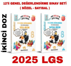 2025 LGS 8. Sınıf İkinci Doz 12`Li Genel Değerlendirme Sınavı Seti - 1