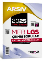 2025 LGS Arşiv Serisi Tıpkı Basım Çıkmış Sorular - Marka Yayınları