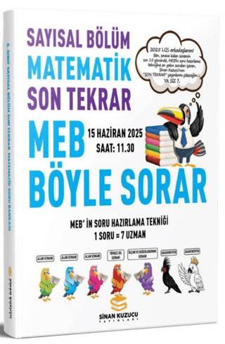 2025 LGS Sayısal Bölüm Son Tekrar Matematik Soru Bankası - 1