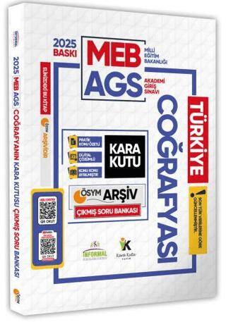 2025 MEB-AGS Coğrafya`nın Kara Kutusu ÖSYM Çıkmış Soru Havuzu Bankası Konu Özetli Video-PDF Çözümlü - 1