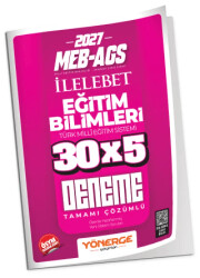 2025 MEB-AGS Eğitimin Temelleri İLELEBET 24x8 Deneme Çözümlü - Yönerge Yayınları