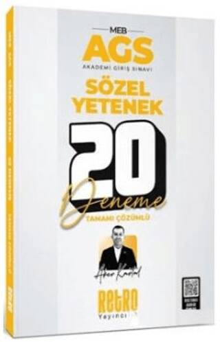 2025 MEB AGS Sözel Yetenek 20 Deneme - 1