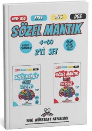 2025 MEB-AGS KPSS ALES DGS Sözel Mantık Orta-İleri Seviye 4x60 Tamamı Video Çözümlü Deneme Sınavı - 1