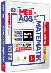 2025 MEB-AGS Matematik Kara Kutu 1.Cilt Cebir Çıkmış Soru Bankası Konu Özetli Video-PDF Çözümlü - 1