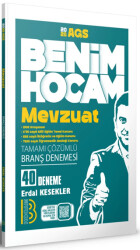 2025 MEB-AGS Mevzuat 40 Deneme Çözümlü - Benim Hocam Yayınları