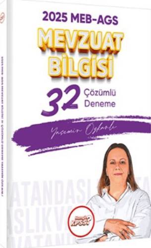 2025 MEB AGS Mevzuat Bilgisi Çözümlü 32 Deneme Sınavı - 1