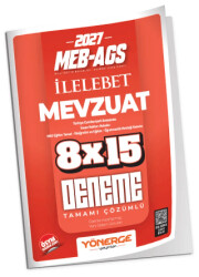 2025 MEB-AGS Mevzuat Bilgisi İLELEBET 8x14 Deneme Çözümlü - Yönerge Yayınları