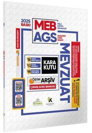 2025 MEB-AGS MEVZUAT ÖSYM Çıkmış Soru Havuzu Bankası Konu Özetli Video-PDF Çözümlü - 1