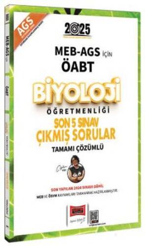 2025 MEB-AGS ÖABT Biyoloji Öğretmenliği Son 5 Sınav Çıkmış Sorular - 1