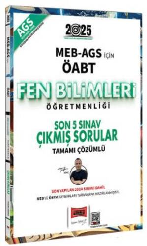 2025 MEB-AGS ÖABT Fen Bilimleri Öğretmenliği Son 5 Sınav Çıkmış Sorular - 1