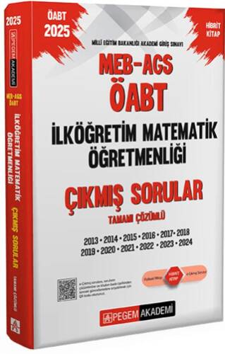 2025 MEB-AGS-ÖABT İlköğretim Matematik Öğretmenliği Çıkmış Sorular - 1