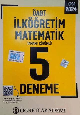 2025 Meb Ags Öabt İlköğretim Matematik Öğretmenliği Tamamı Çözümlü 5 Deneme - 1