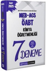 2025 MEB-AGS-ÖABT Kimya Öğretmenliği Tamamı Çözümlü 7 Deneme - 1