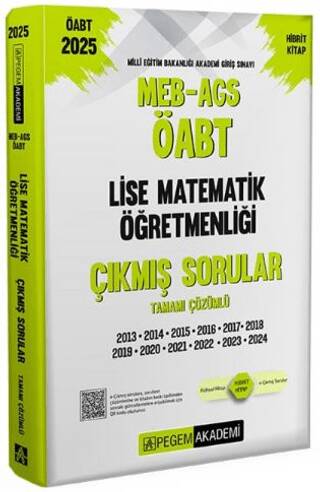 2025 MEB-AGS-ÖABT Lise Matematik Öğretmenliği Çıkmış Sorular - 1