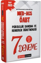 2025 MEB-AGS-ÖABT Psikolojik Danışma Ve Rehberlik Öğretmenliği Tamamı Çözümlü 7 Deneme - 1