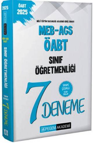 2025 MEB-AGS-ÖABT Sınıf Öğretmenliği Tamamı Çözümlü 7 Deneme - 1