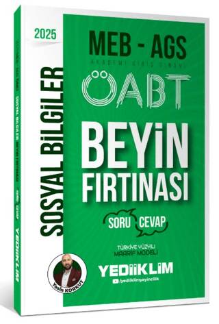 2025 MEB AGS ÖABT Sosyal Bİlgiler Öğretmenliği Beyin Fırtınası Soru-Cevap - 1