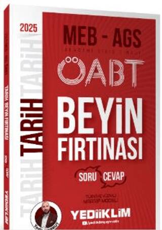 2025 MEB AGS ÖABT Tarih Beyin Fırtınası Soru-Cevap - 1