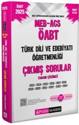 2025 MEB-AGS-ÖABT Türk Dili ve Edebiyatı Öğretmenliği Çıkmış Sorular - 1
