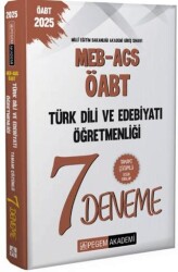 2025 MEB-AGS-ÖABT Türk Dili Ve Edebiyatı Öğretmenliği Tamamı Çözümlü 7 Deneme - 1