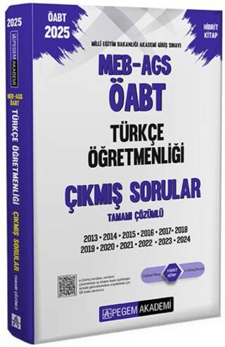 2025 MEB-AGS-ÖABT Türkçe Öğretmenliği Çıkmış Sorular - 1