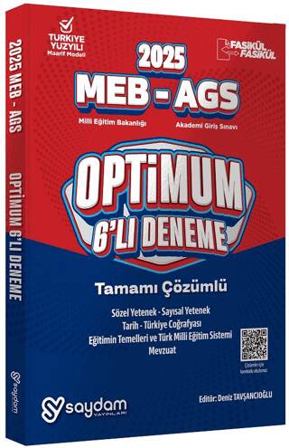 2025 MEB AGS Optimum 6`lı Deneme - 1