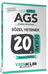 2025 MEB AGS Sözel Yetenek Tamamı Çözümlü 20 Deneme - 1